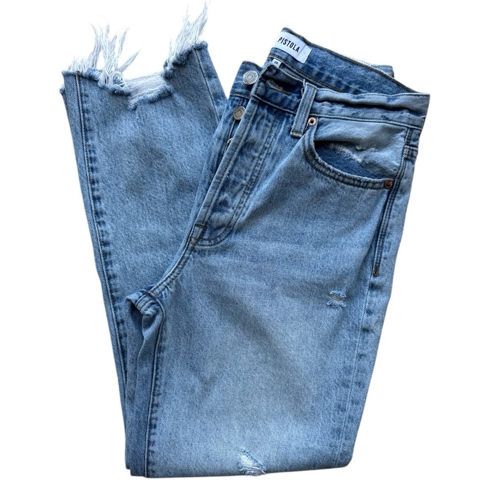Pistola Charlie High Rise Classic Straight Ankle Jean - Deloris Park Size 26